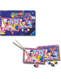 Creart Junior: Sirenita | Pintar por Numeros Niños |...