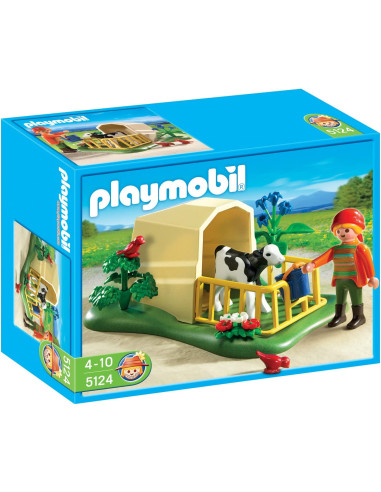 PLAYMOBIL - Ternero con Refugio