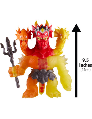 Goo Jit Zu King Hydra Lava Fury - Héroe Estirable