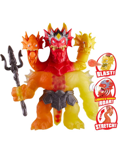 Goo Jit Zu King Hydra Lava Fury - Héroe Estirable