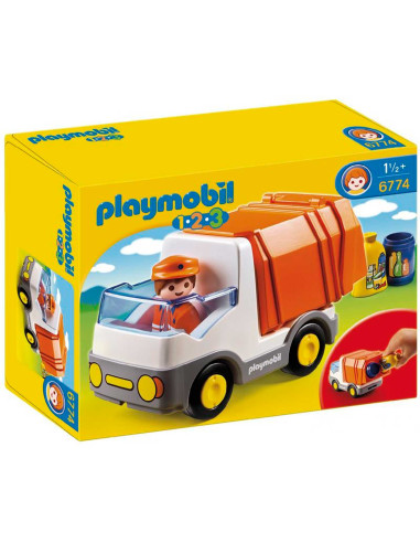 Playmobil 1.2.3 Camion de la Basura 6774