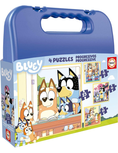 Set de Cuatro Puzzles progresivos de 12 a 25...