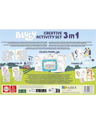  Set Creativo 3 en 1 Bluey con Tres Actividades