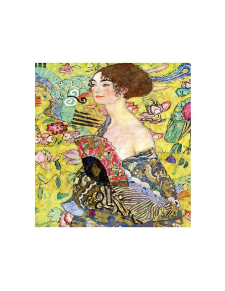 Puzzle 1000 Dama con Abanico, Gustav Klimt