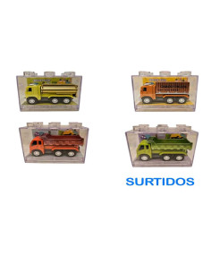 Mega Trucks Surtidos de Metal con Retrofricción -Motor...