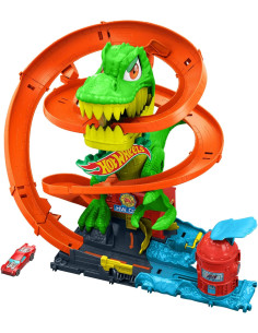 Hot Wheels T-Rex Batalla en llamas