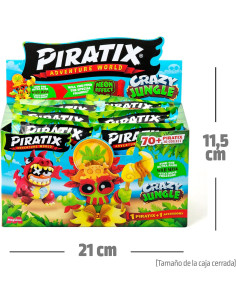 Piratix Crazy Jungle Sobre Individual con Mini Figura 2