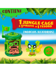 Piratix Crazy Jungle Cajita Sorpresa, Modelos Surtidos 2