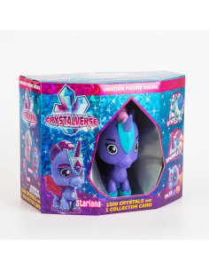 Muñeco Crystalverse Classic Starlana, Decora tu Unicornio...