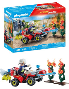 Playmobil 71825 Quad De Bomberos