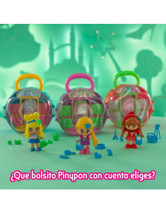 Pinypon Cuentos con Bolsito Rapunzel, Alicia del Pais de...