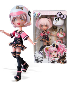 Muñeca Hello Kitty Golden Diva Roller, Muñeca Fashion...