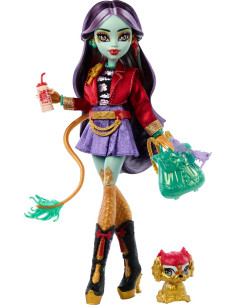 Monster High Jinafire Long Muñeca, chica dragón