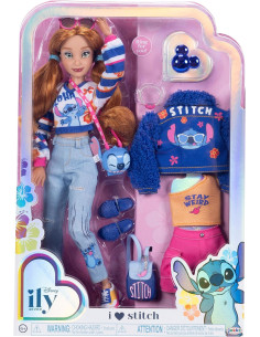 Disney Ily 4EVER Muñeca Pelirroja Inspirada en Stitch 25cm 2