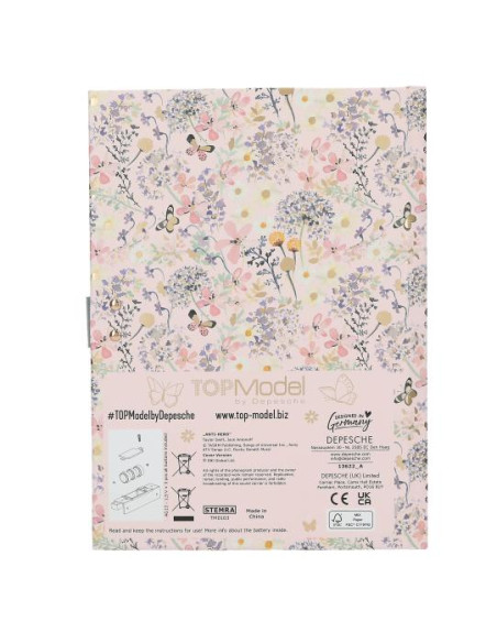 TOPModel diario con código secreto y sonido SUMMER FEELING