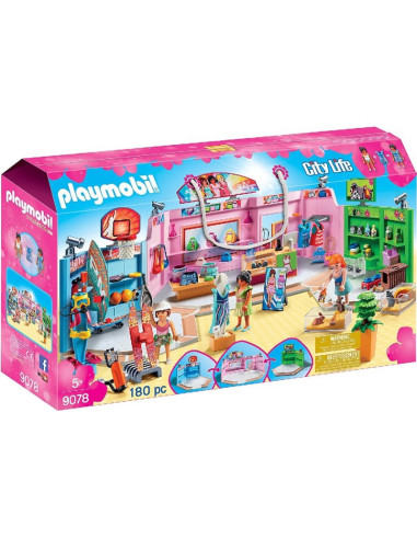 Playmobil Paseo Comercial con 3 Tiendas