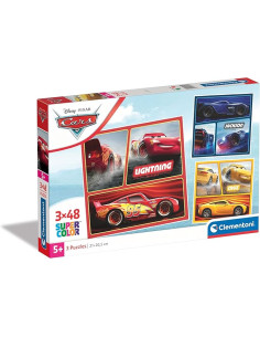 Puzzle 3x48 Piezas Disney Cars