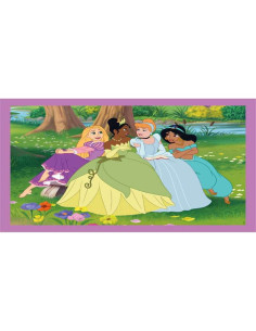 Puzzle Princesas Disney - 1x12 + 1x16 + 1x20 + 1x24 piezas 2