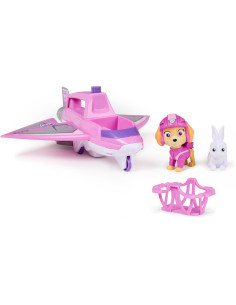 Patrulla Canina - Pack Figura Skye Air Rescue Y AVIÓN Jet...