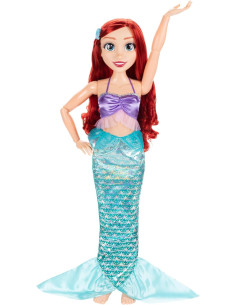 Disney Princess Muñeca Ariel de 80 cm muñeca articulada...