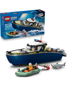 LEGO City Persecución en Barco de Policía
