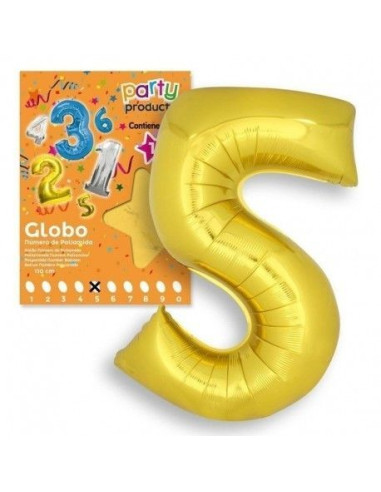 Globo Nº 5 Color Oro 