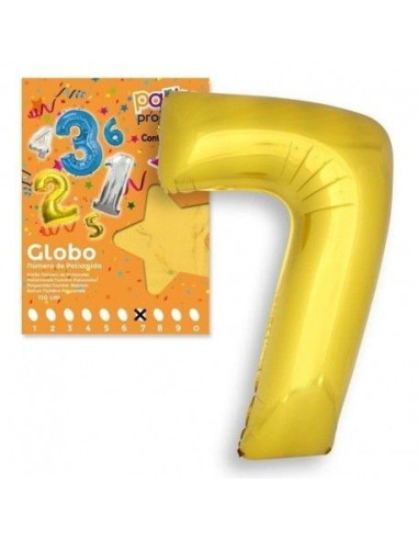 Globo Nº 7 Color Oro