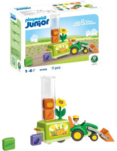 PLAYMOBIL 71773 | Junior | Tractor con sembradora Divertida