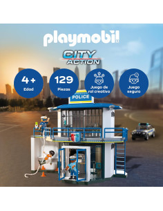 PLAYMOBIL 71874 | Action Heroes | Comisaría con Sala de... 2
