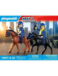 Playmobil 71877 City Action Escuadrón Policial a Caballo 2