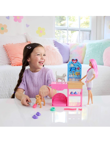 Barbie Clínica veterinaria Conjunto con muñeca...