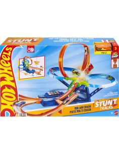 Hot Wheels Choque en el aire Conjunto de pista y coche de...