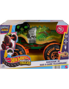 Hot Wheels Monster Trucks Rageasaur RC Vehículo... 2
