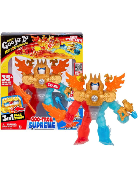 Figura Goo Jit Zu Gootron Supremo con luz y sonido