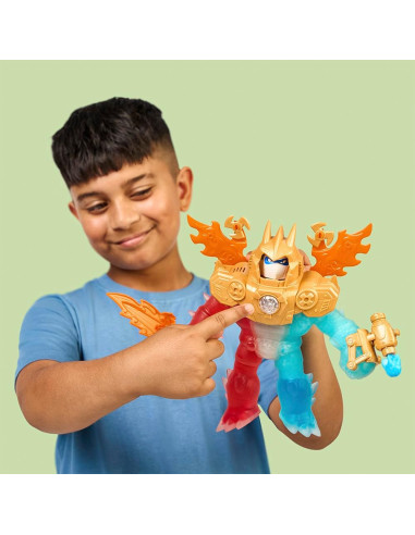 Figura Goo Jit Zu Gootron Supremo con luz y sonido