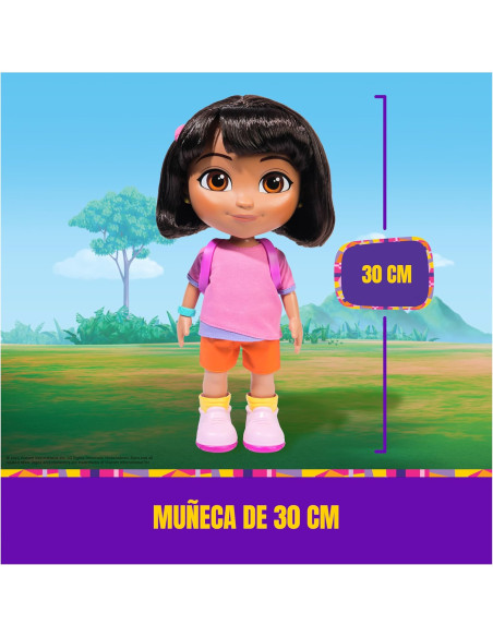DORA LA EXPLORADORA - Muñeca Dora Canta y Explora 30cm