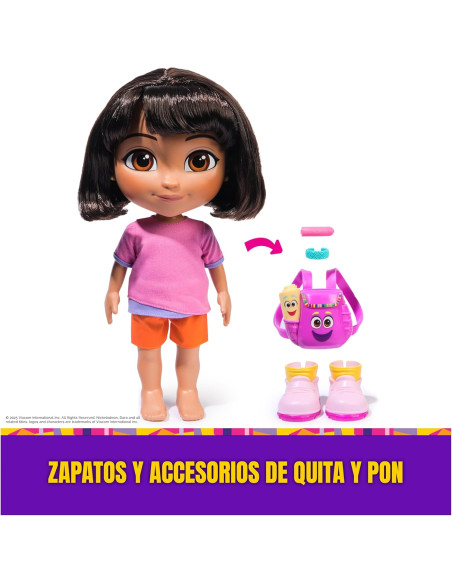 DORA LA EXPLORADORA - Muñeca Dora Canta y Explora 30cm
