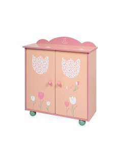 Armario de Madera para Muñecas Tulipe con Perchas