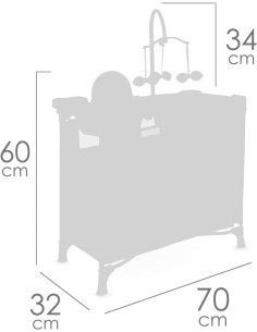 Armario Cambiador de Muñecas Sophie Plegable con Accesorios 2