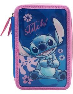 Stitch, Plumier de 3 pisos, estuche