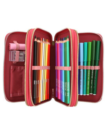 TOPModel estuche triple LEOHEART