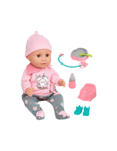 Bebé Comiditas PequeBB interactivo con sonidos y accesorios