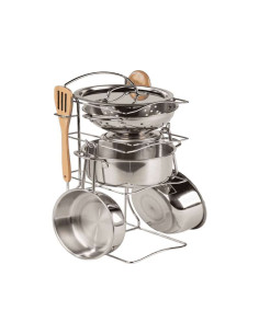 Cacerolas Inox Role Planet – Set de cocina infantil Super...