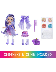 RAINBOW HIGH Rainbow Shimmers con Slime - Violeta, Púrpura 2