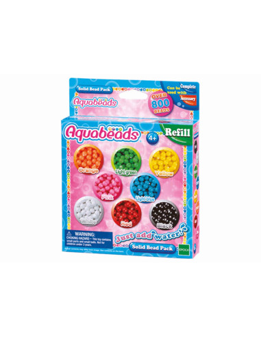 Aquabeads Pack Abalorios Sólidos