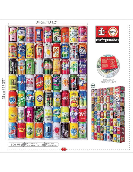 Puzzle Lata Sobre Lata 500 Piezas