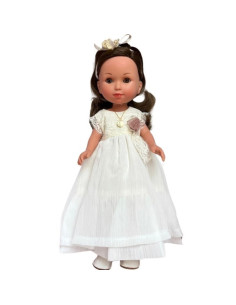  Muñeca morena Recuerdo de mi Primera comunión 36cm
