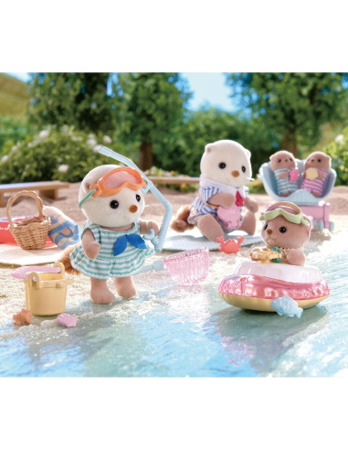 Sylvanian Families - Set Familia Nutrias Snorkel