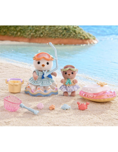 Sylvanian Families - Set Familia Nutrias Snorkel