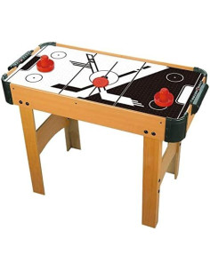 Juego hockey eléctrico madera de pie caja 103x53x13 cm